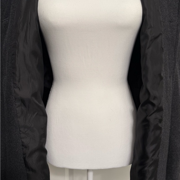 Women's Croft & Barrow Hooded Peacoat - charcoal gray - Picture 6 of 7